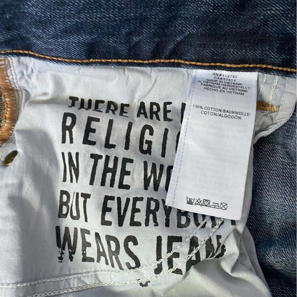 True Religion women’s Audrey mid rise true boyfriend jeans - 32 - Picture 13 of 14